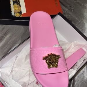 Women Versace Slide Size 39 In US Size 9 Brand new with tags